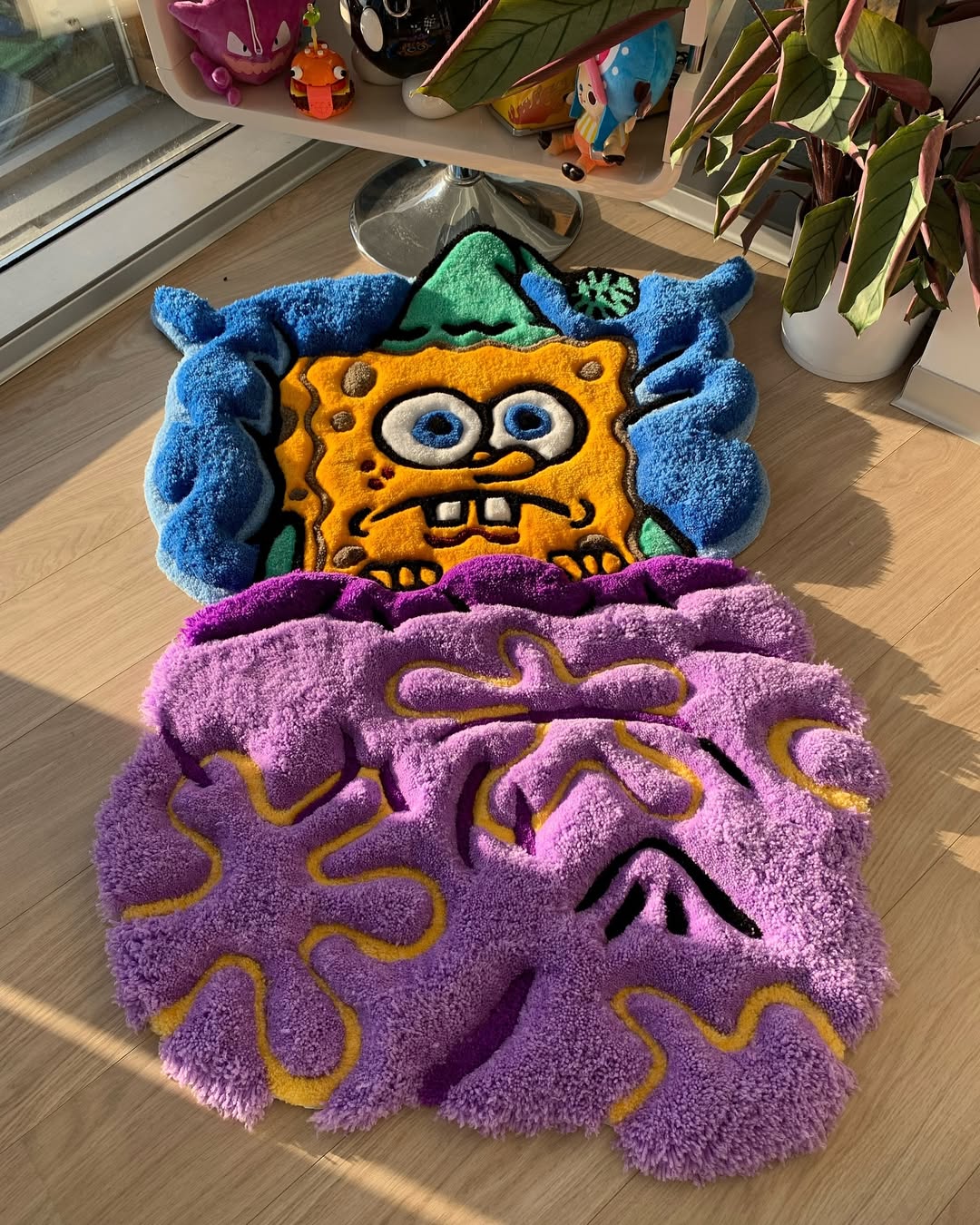 Tapete Personalizado Bob Esponja Calça Acordada