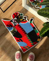 Tapete Personalizado Gato Abstrato