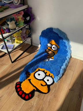 Tapete Personalizado Marge Simpson & Hommer 3D