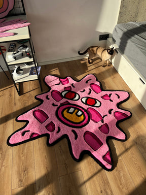 Tapete Personalizado Pink Psicodelic Star 3D