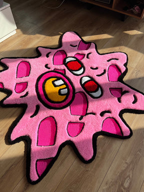 Tapete Personalizado Pink Psicodelic Star 3D