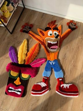 Tapete Personalizado Crash Bandicoot + Mask 3D