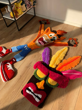 Tapete Personalizado Crash Bandicoot + Mask 3D
