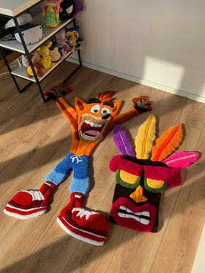 Tapete Personalizado Crash Bandicoot + Mask 3D