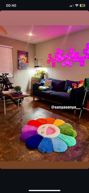 Tapete Personalizado Flores 3D