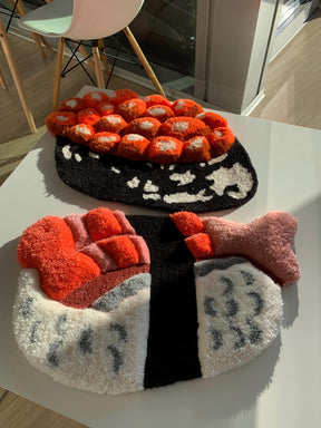 Tapete Personalizado Sushi Food 3D