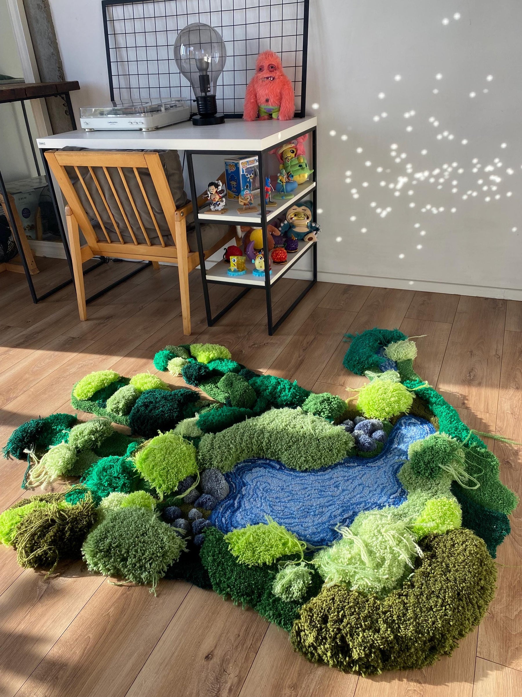 Tapete Personalizado Mão de Natureza 3D