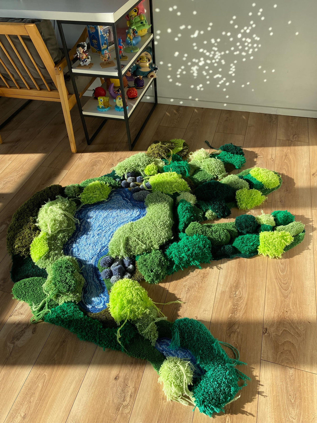 Tapete Personalizado Mão de Natureza 3D