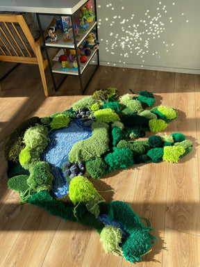 Tapete Personalizado Mão de Natureza 3D