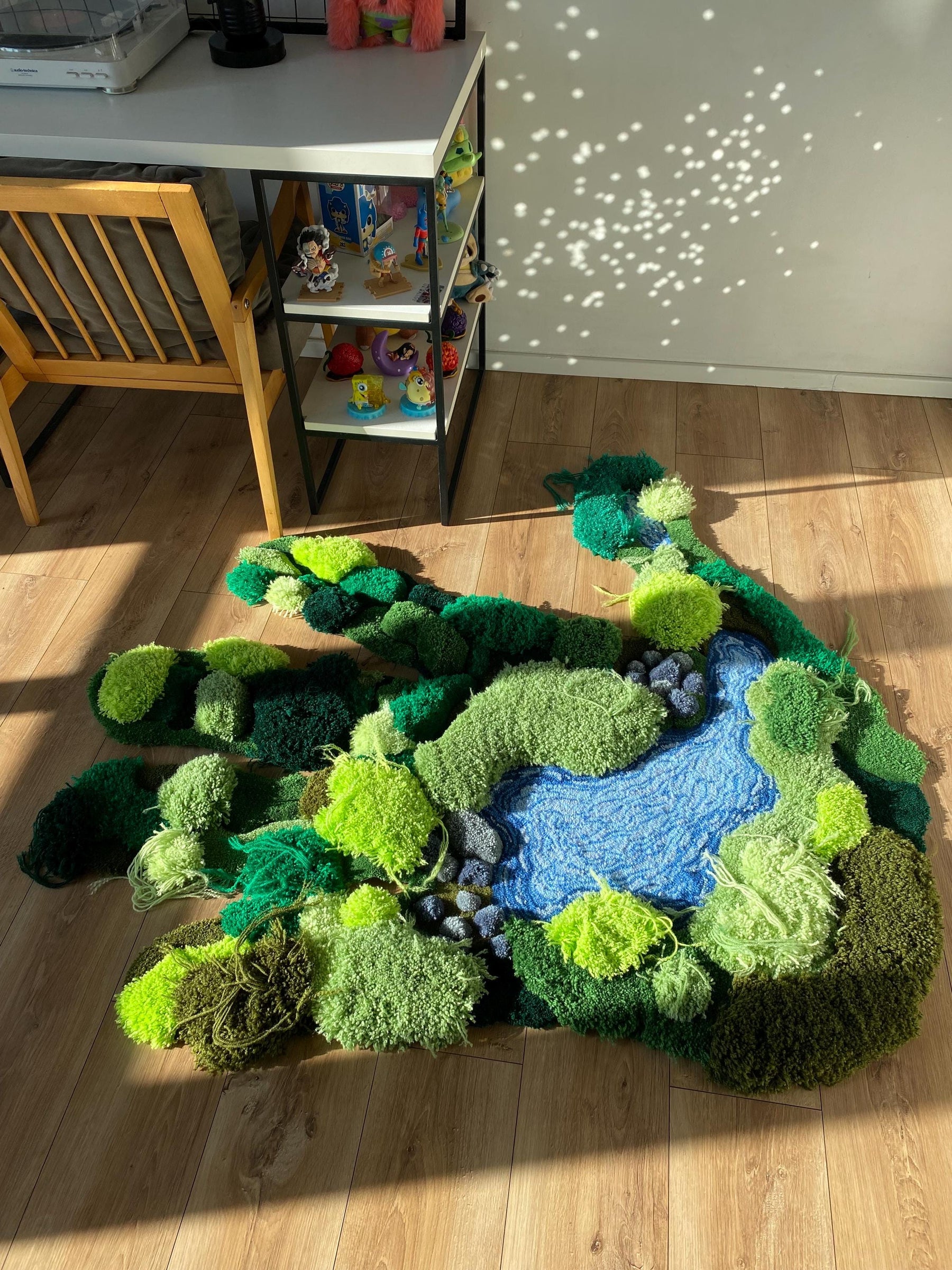 Tapete Personalizado Mão de Natureza 3D