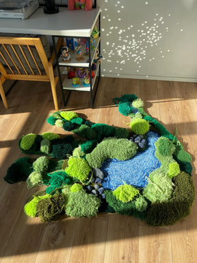 Tapete Personalizado Mão de Natureza 3D