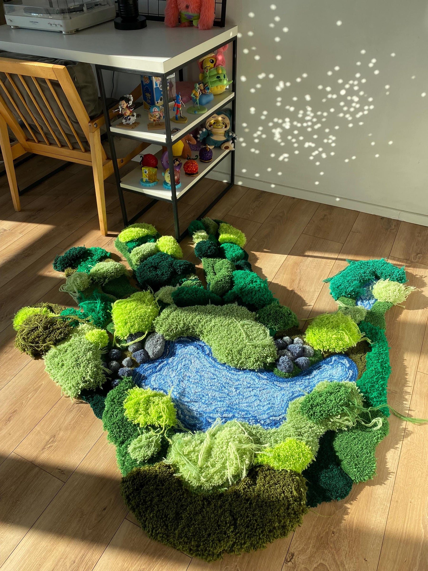 Tapete Personalizado Mão de Natureza 3D