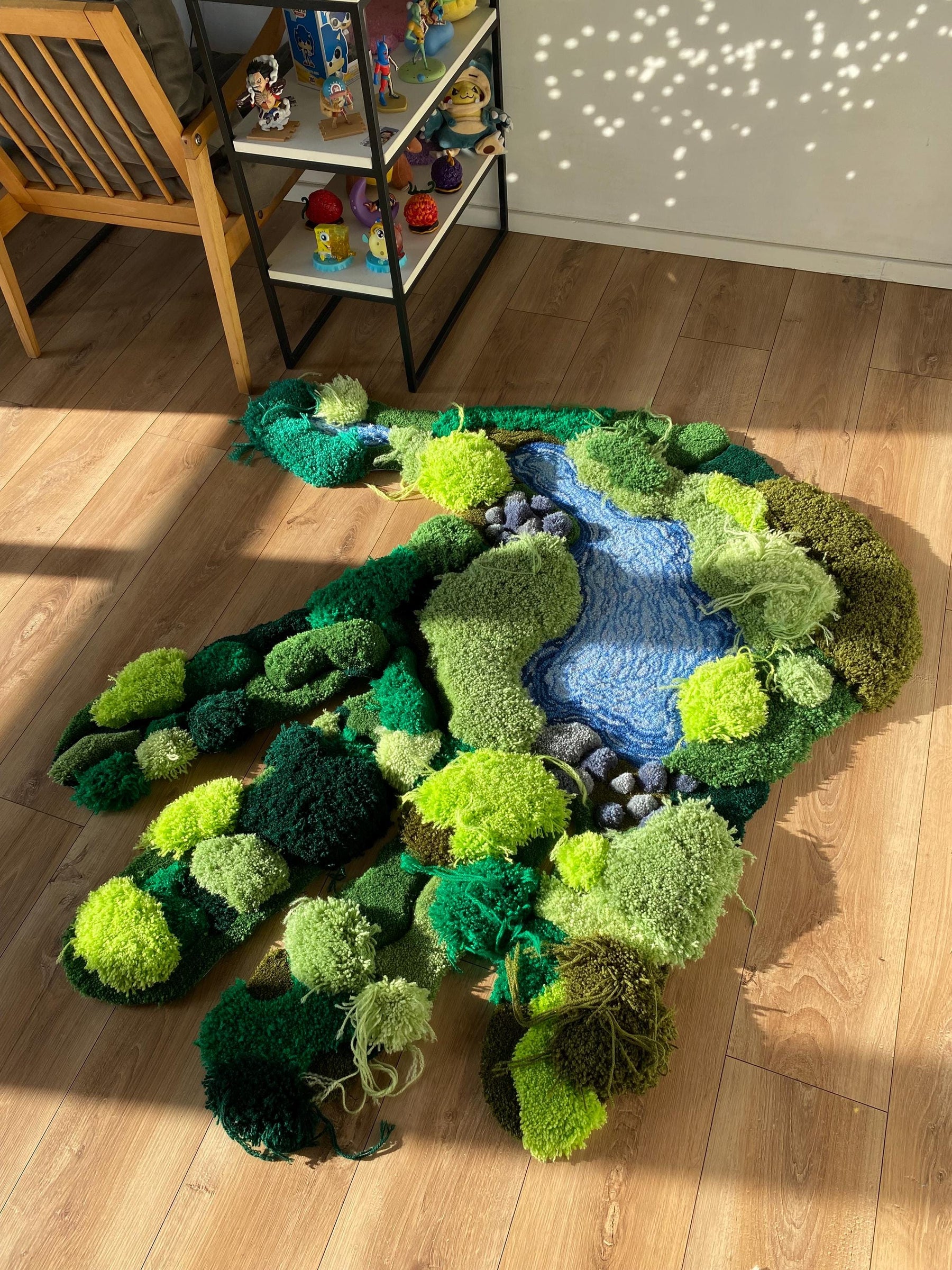 Tapete Personalizado Mão de Natureza 3D