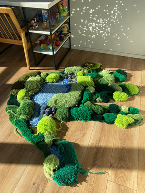 Tapete Personalizado Mão de Natureza 3D