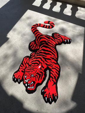 Tapete Personalizado Tiger Red & Blue