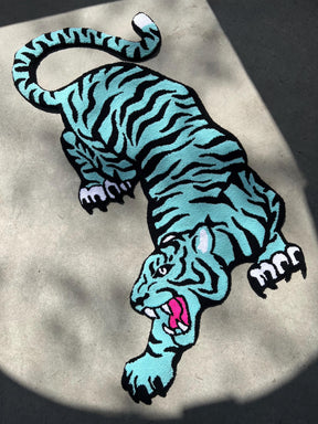 Tapete Personalizado Tiger Red & Blue