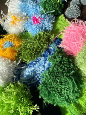 Tapete Personalizado Grama Musgo & Rio 3D