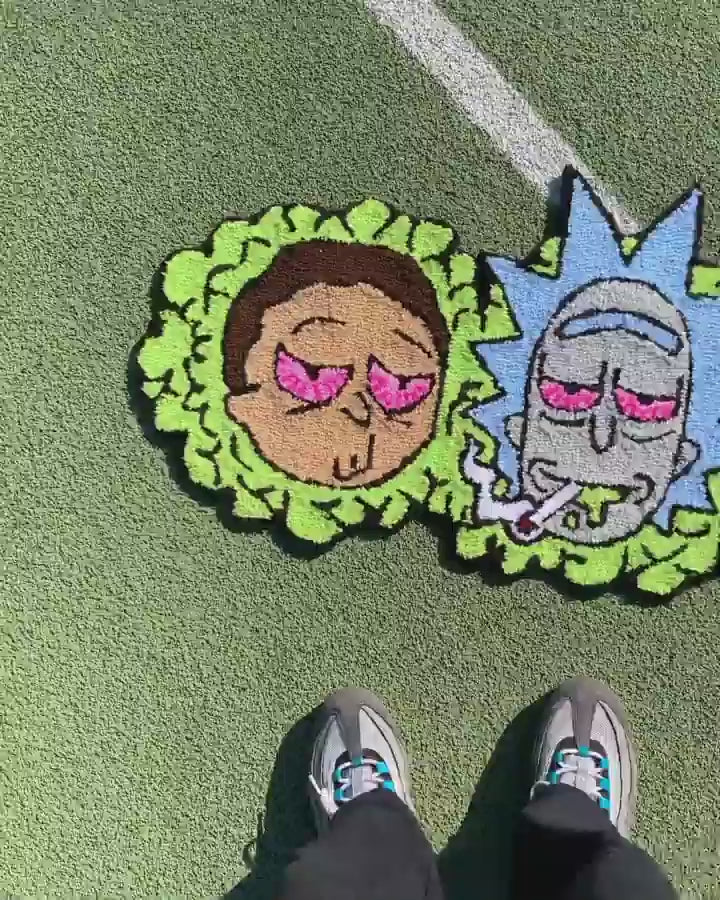 Tapete Personalizado Rick And Morty Chapados