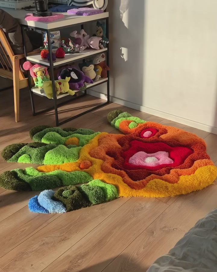 Tapete Personalizado Mãozinha De Arco-íris