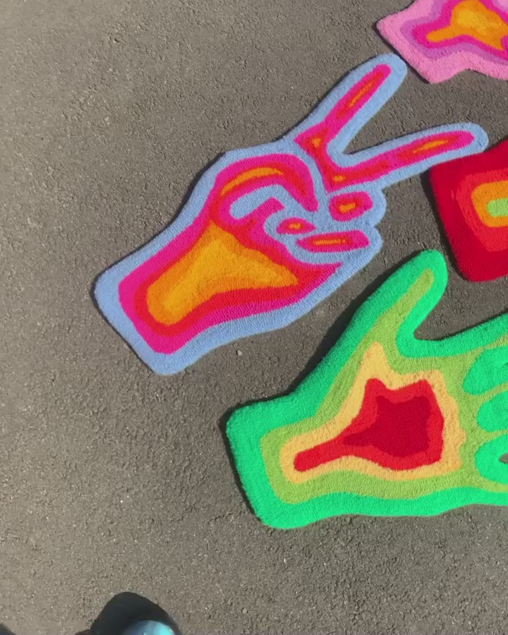 Tapete Personalizado Mãos Temperatura